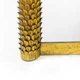 Mirror palm in golden iron 125x180cm