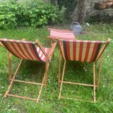 Pair of Chilean chairs.