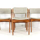 Ensemble de 4 chaises Erik Buch pour O.D. Møbler modèle 49 'Bur'