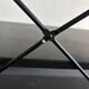 Etagère vintage 1950 tomado sur pieds design A.Dekker noire - 84 x 25 cm