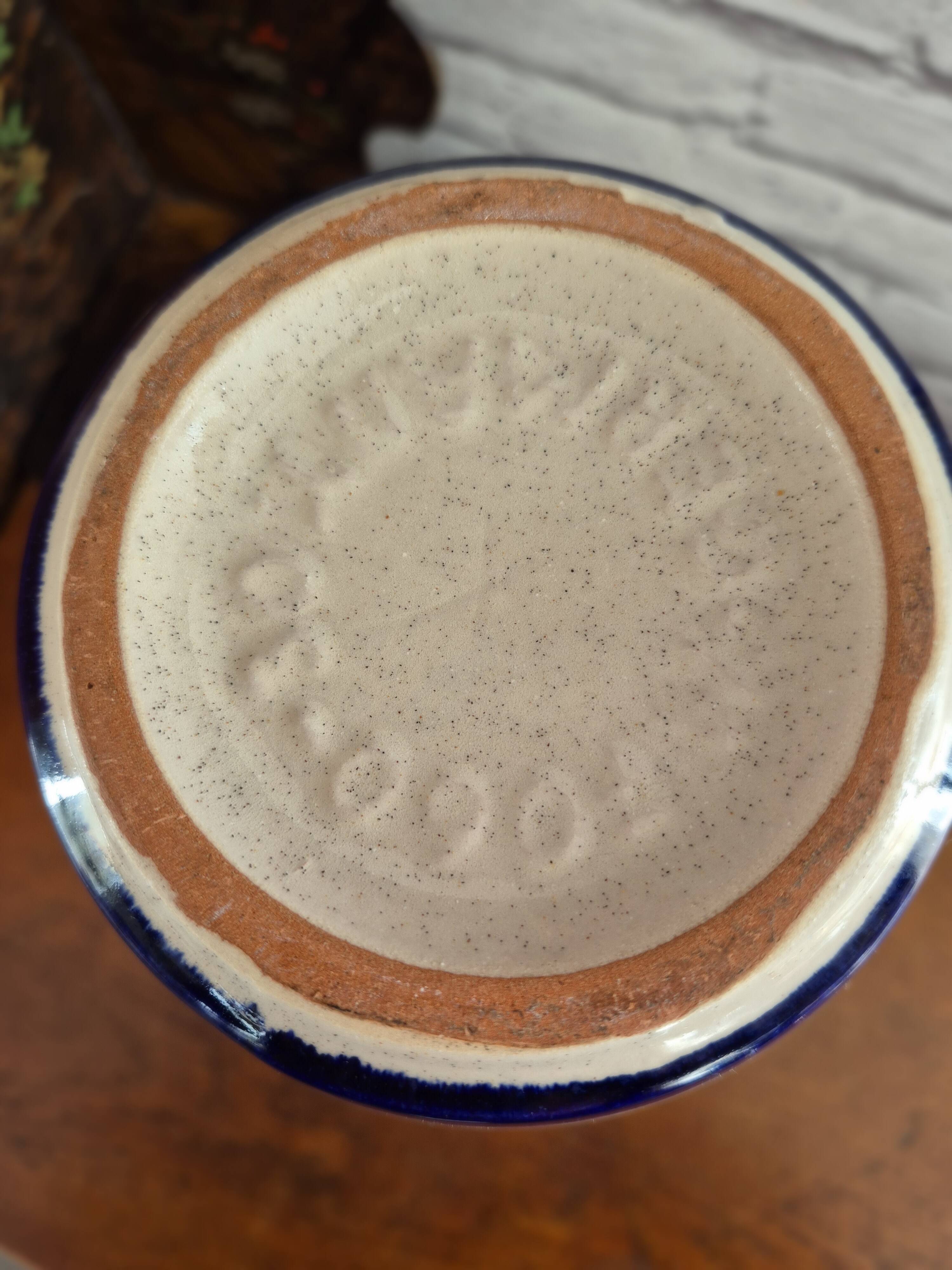 Vintage turquoise vase from West Germany.