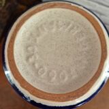 Vintage turquoise vase from West Germany.