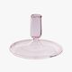 Pink Flat Candle Holder