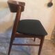 Set of 4 vintage Danish teak chairs Farstrup 206, Denmark 1960's