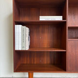 Big vintage Danish bookcase teak