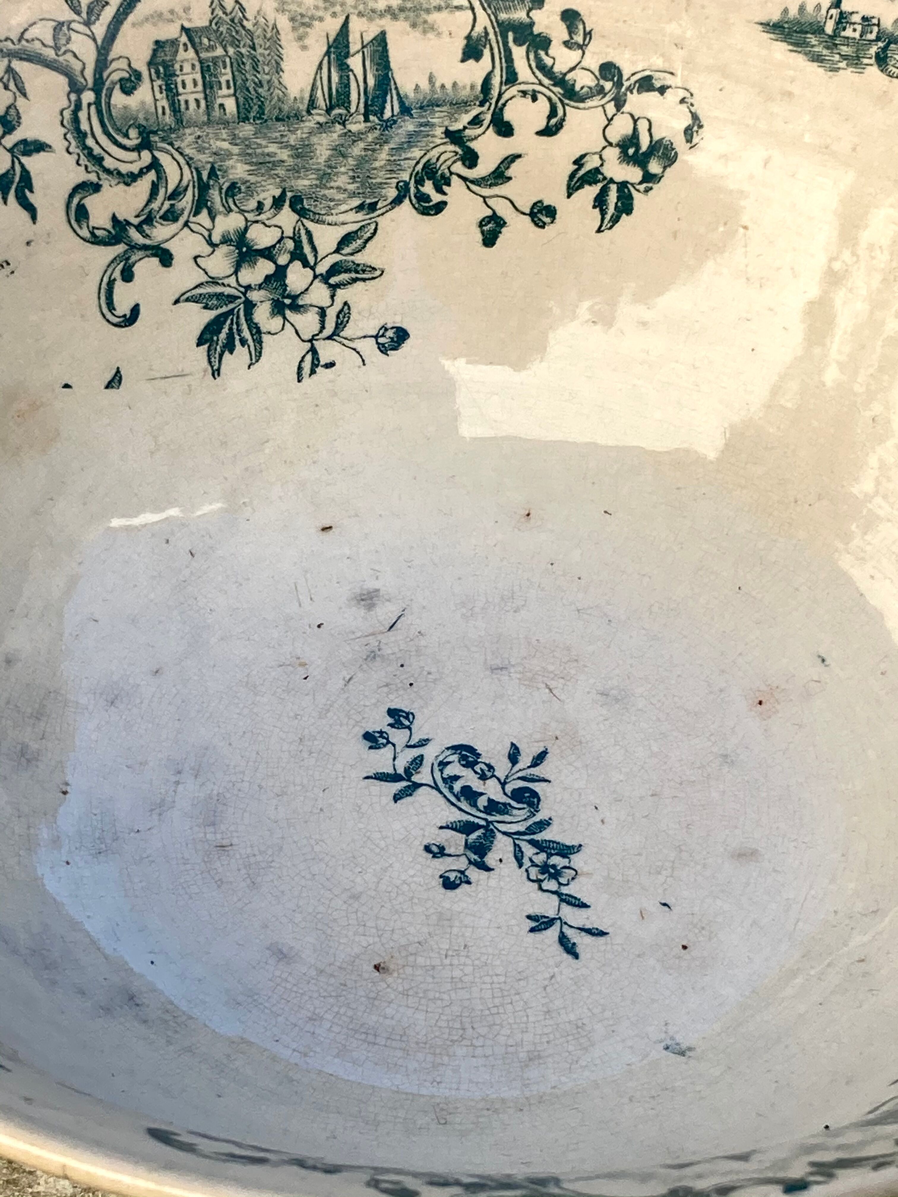 Dish, old salad bowl
