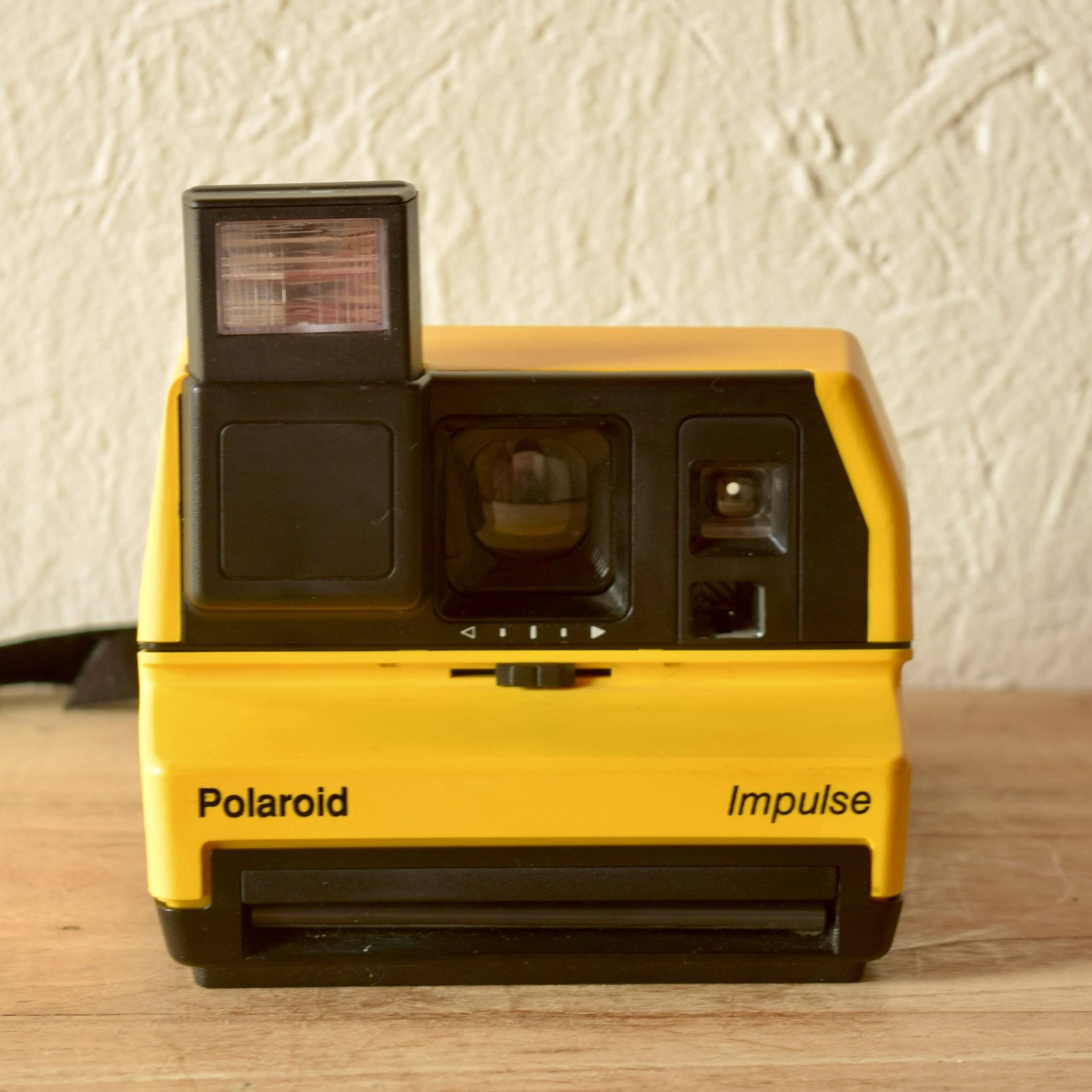 Polaroid Impulse - vintage yellow instant camera
