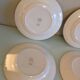 Six flat plates decor Sully by Ceranord/ vintage 50/60s