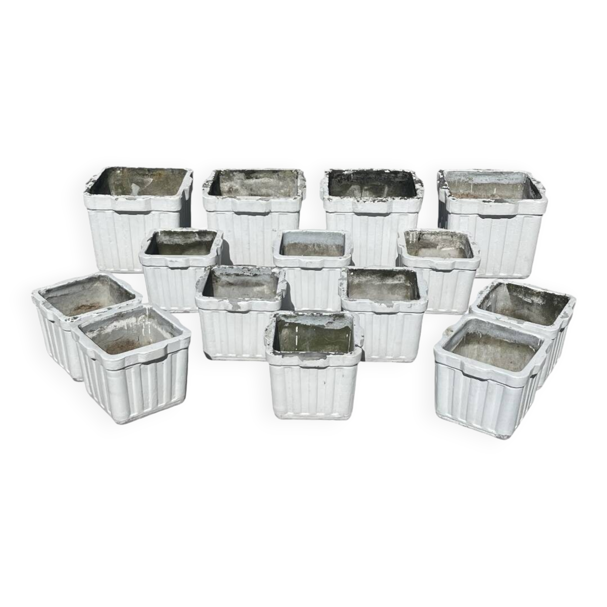 Élo France Square Planter / Flower Box - 1960'