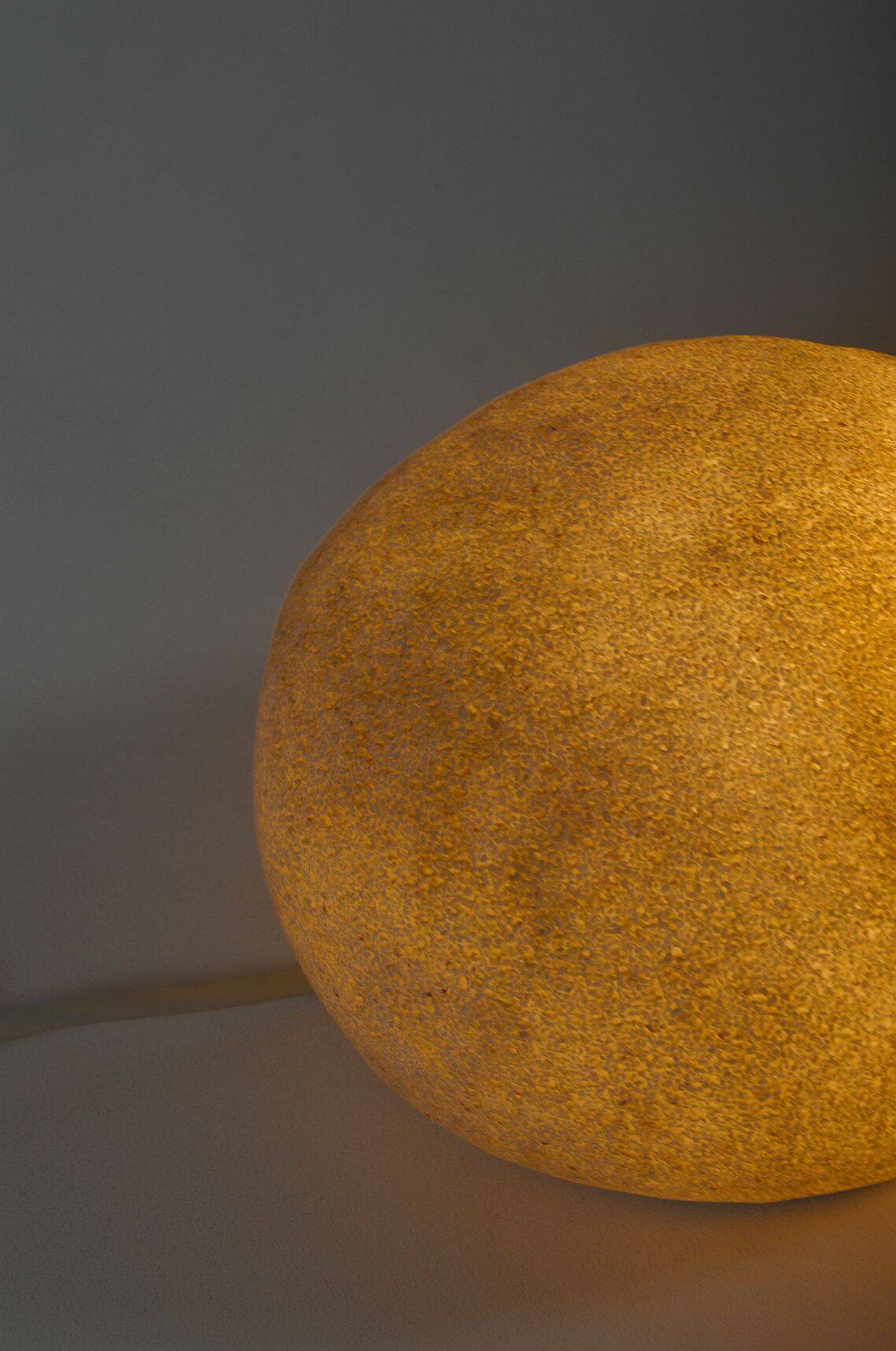 Vintage moon rock lamp from Tecta in the style of André Cazenave, 1960s