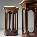 Ensemble de 2 vitrines italiennes du 19e siècle