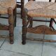 4 antique Provençal wooden chairs
