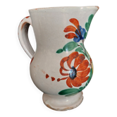 Earthenware pitcher from the late 19th century.