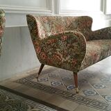 Organic couch 50s/60s design low Italian vintage