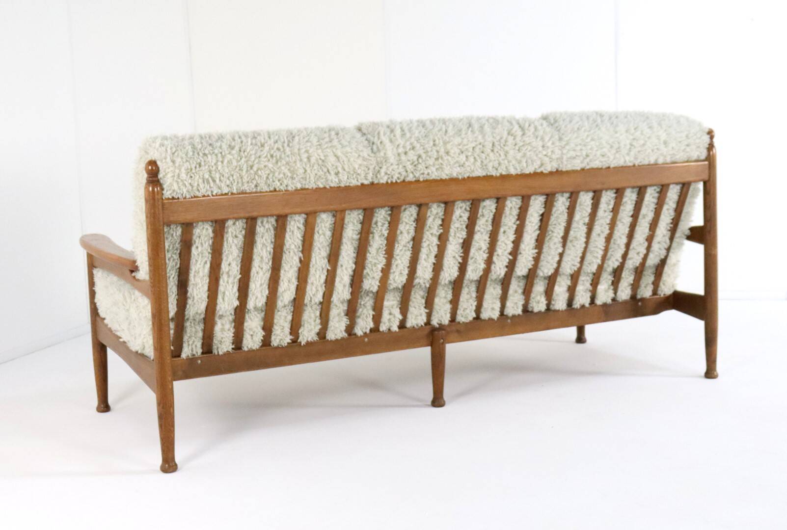 Set van designer bank + 2 fauteuils 'Sliedrecht' - opnieuw bekleed