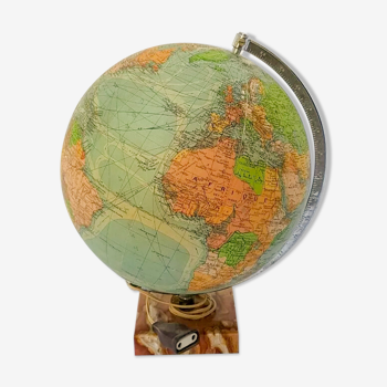 Terrestrial globe glass map Perrina