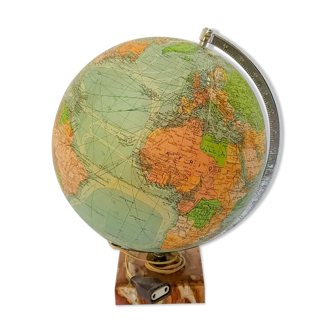 Terrestrial globe glass map Perrina