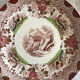 11 assiettes à dessert Sarreguemines fin XIXs.
