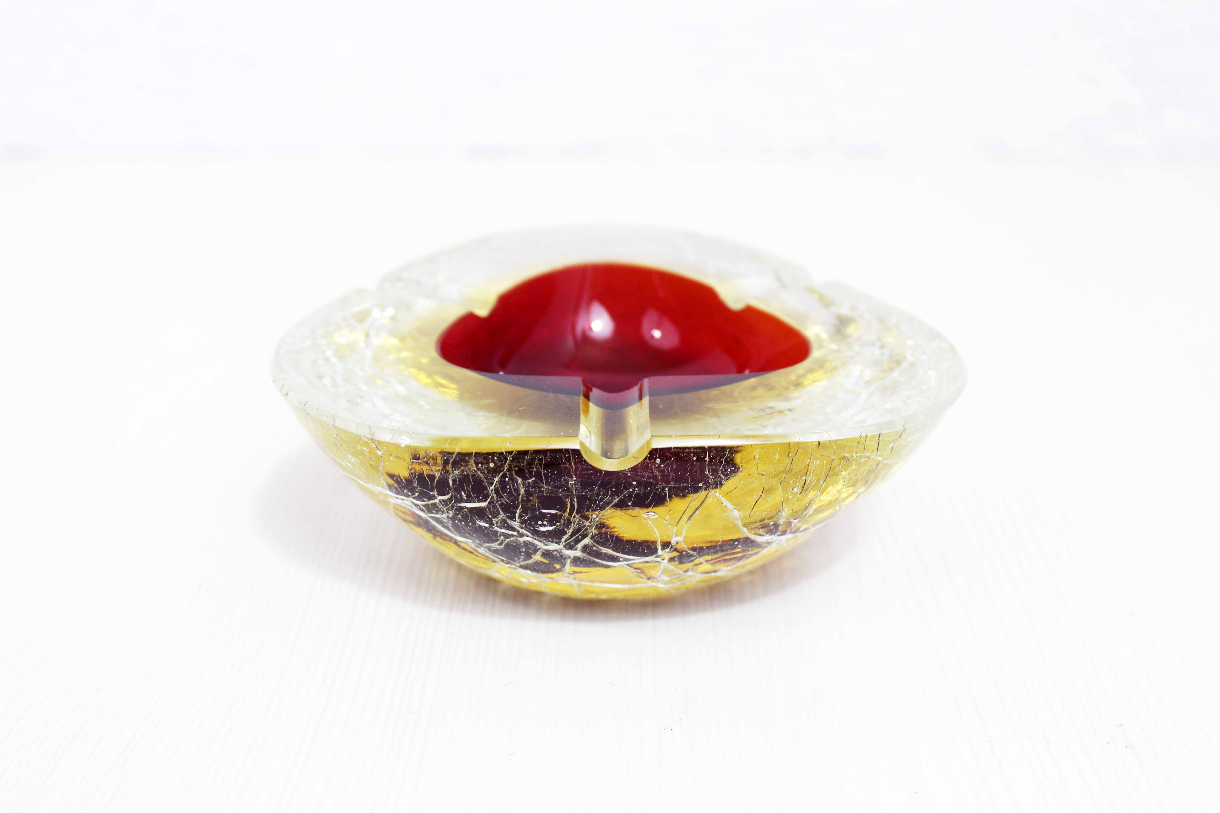 Murano glass ashtray