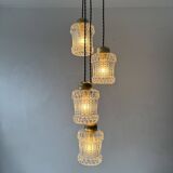 Old vintage cascade 4-light chandelier