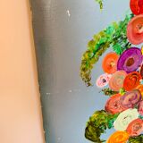 Large painting "Bouquet of flowers" - 95,5x135 cm