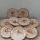 25 old Digoin and Sarreguemines plates