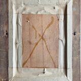 Tableau HSP 1891 signed A. Crétès "Still Life with Pear" miniature + frame