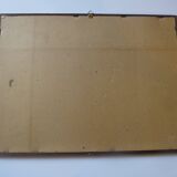 Screen-printed mirror of vintage car "1909 Lancia"