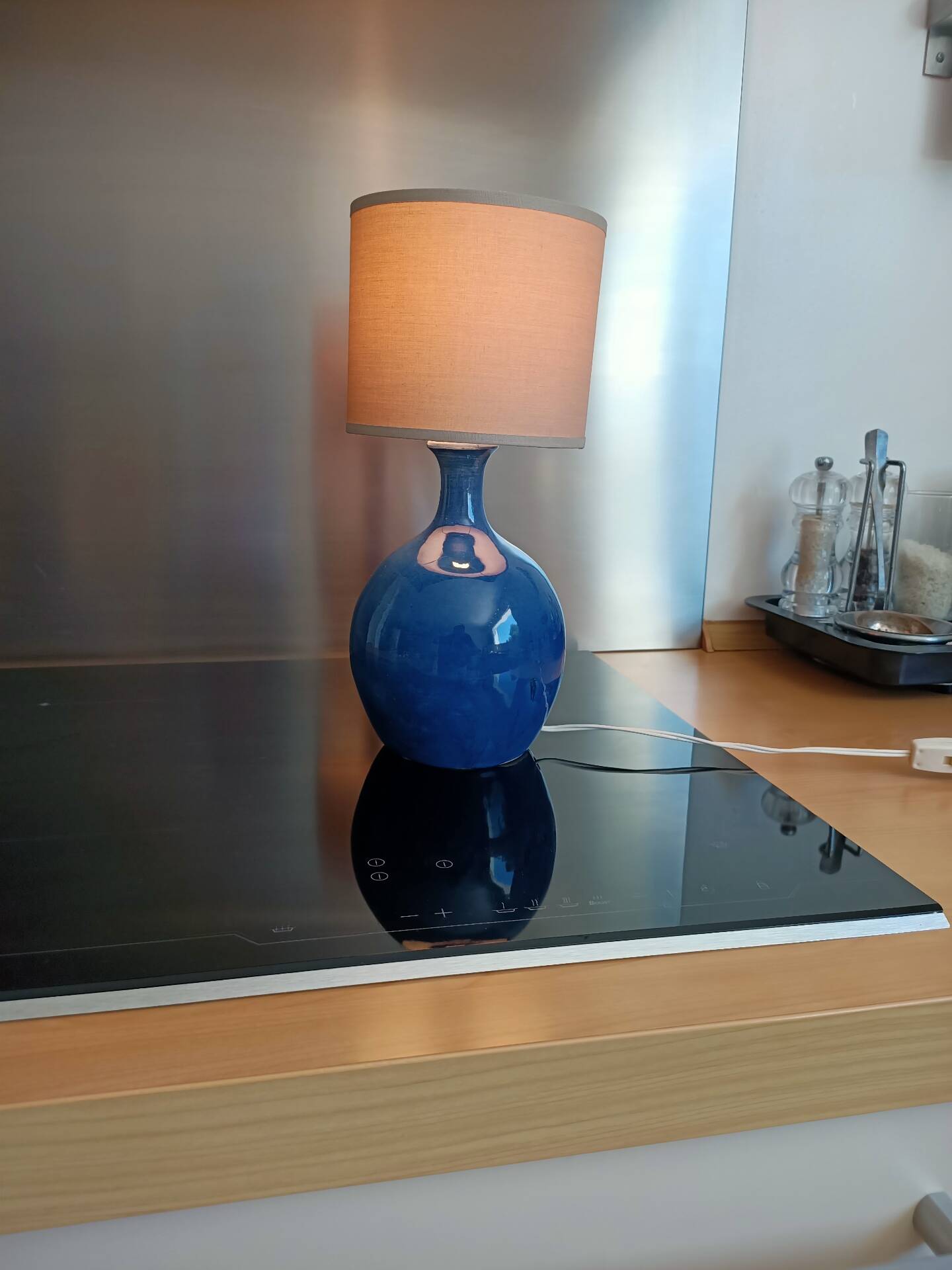 Vintage Paris Key Lamp