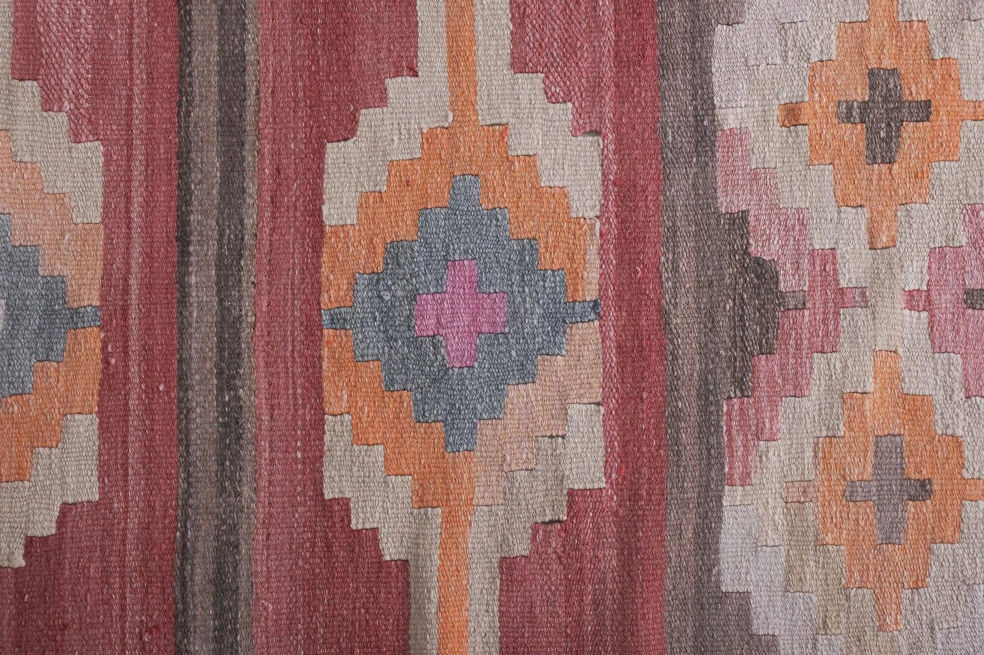 Vintage Turkish hallway rug 75x660 cm