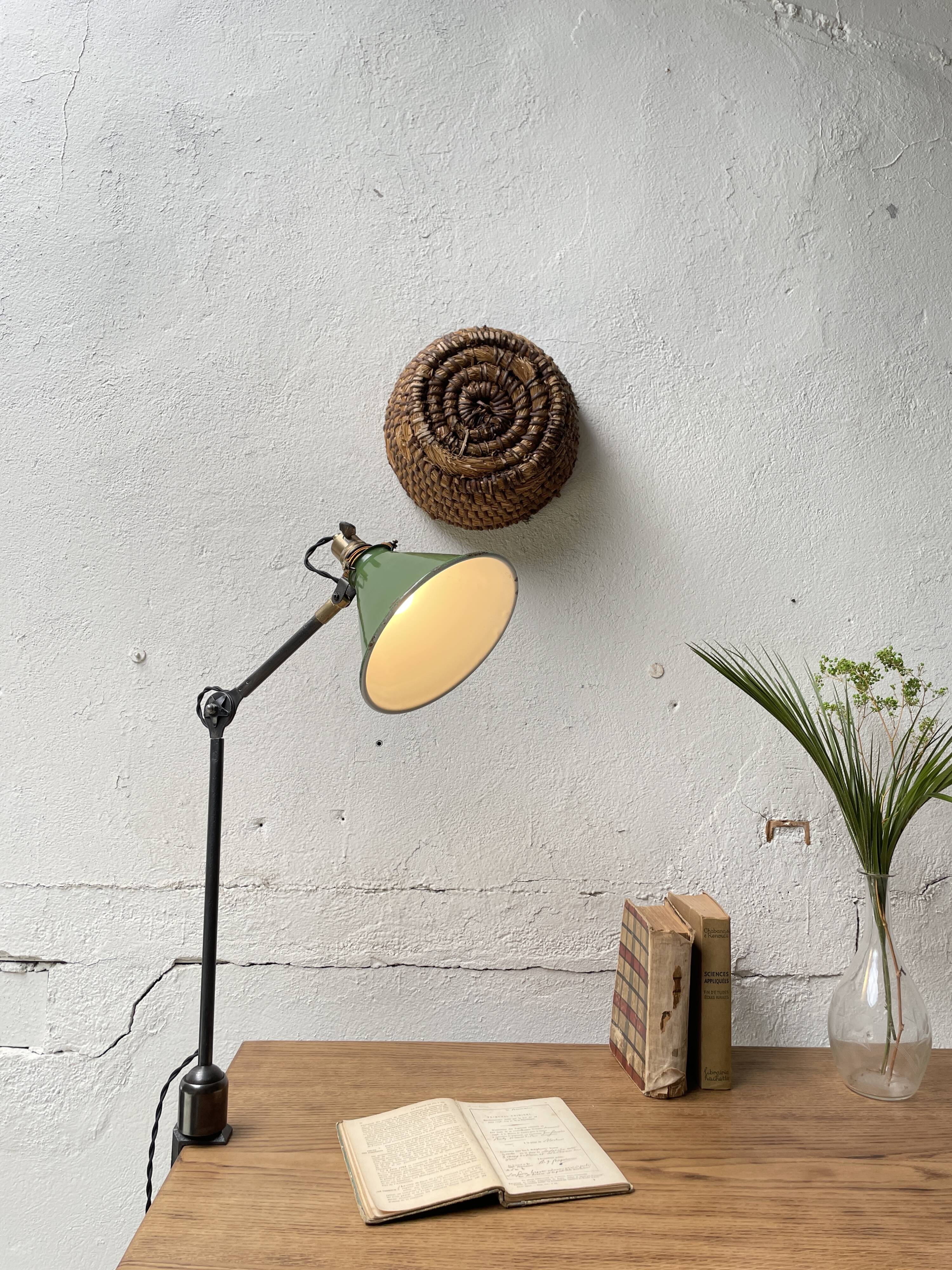 Mazda vice desk lamp, circa 1930
