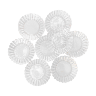 8 assiettes à dessert marguerites