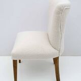 Mid-Century Modern Italian Bouclé Small Armchair, 1950s