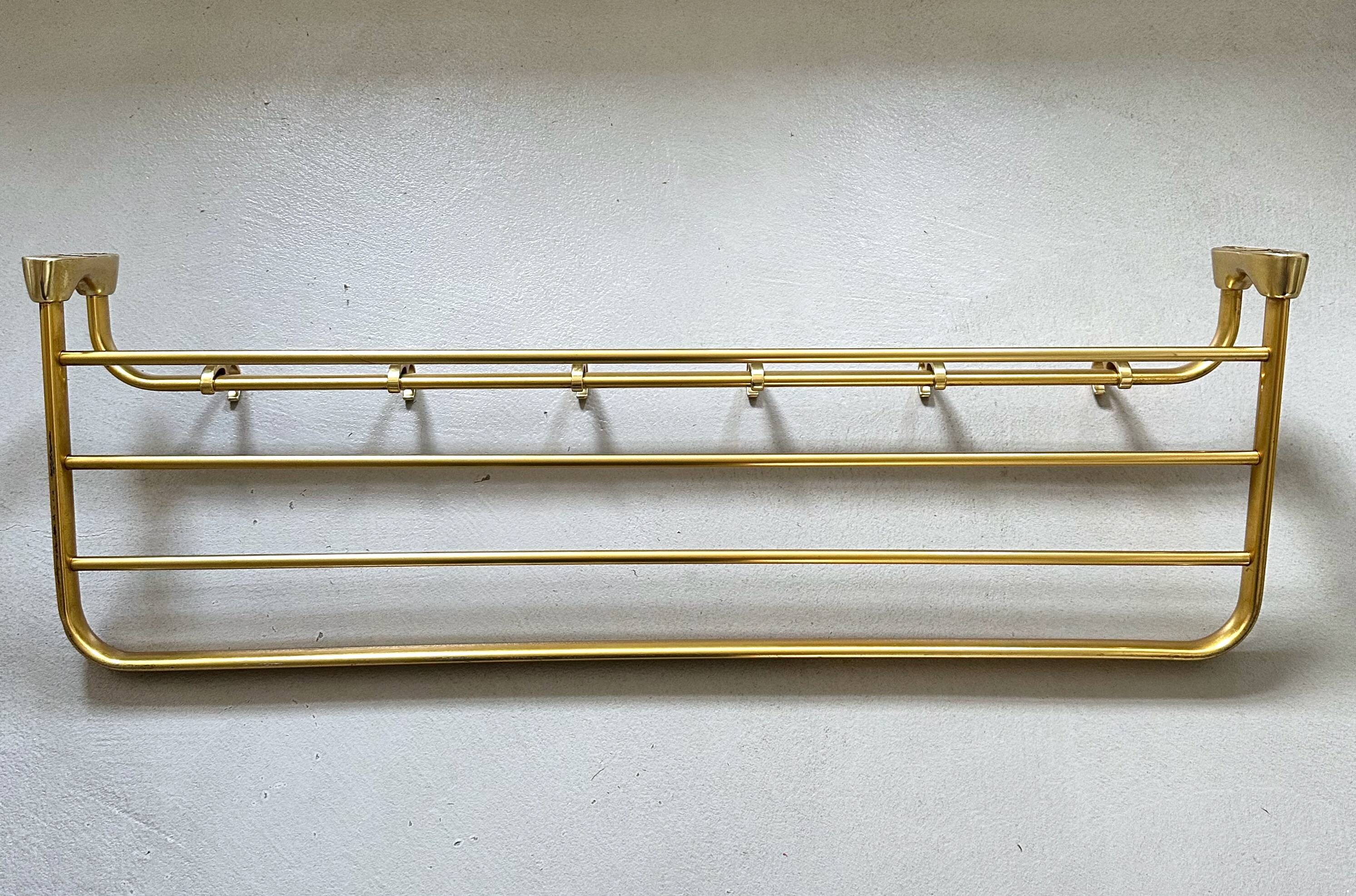 Mid-Century Modern Wall Coat Rack / Hat Rack – Germany, 1960s
