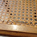 Pair of old caned chairs