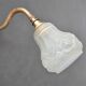 Art nouveau gooseneck wall lamp