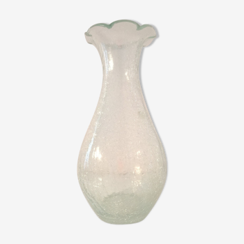 Vase en verre soufflé