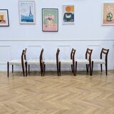 Set of 6 Scandinavian chairs