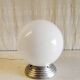 Table lamp globe opaline XXL diameter 30 cm - mid 20th century