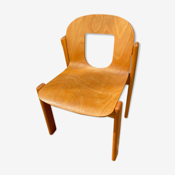 Chair in molded plywood beech 70s