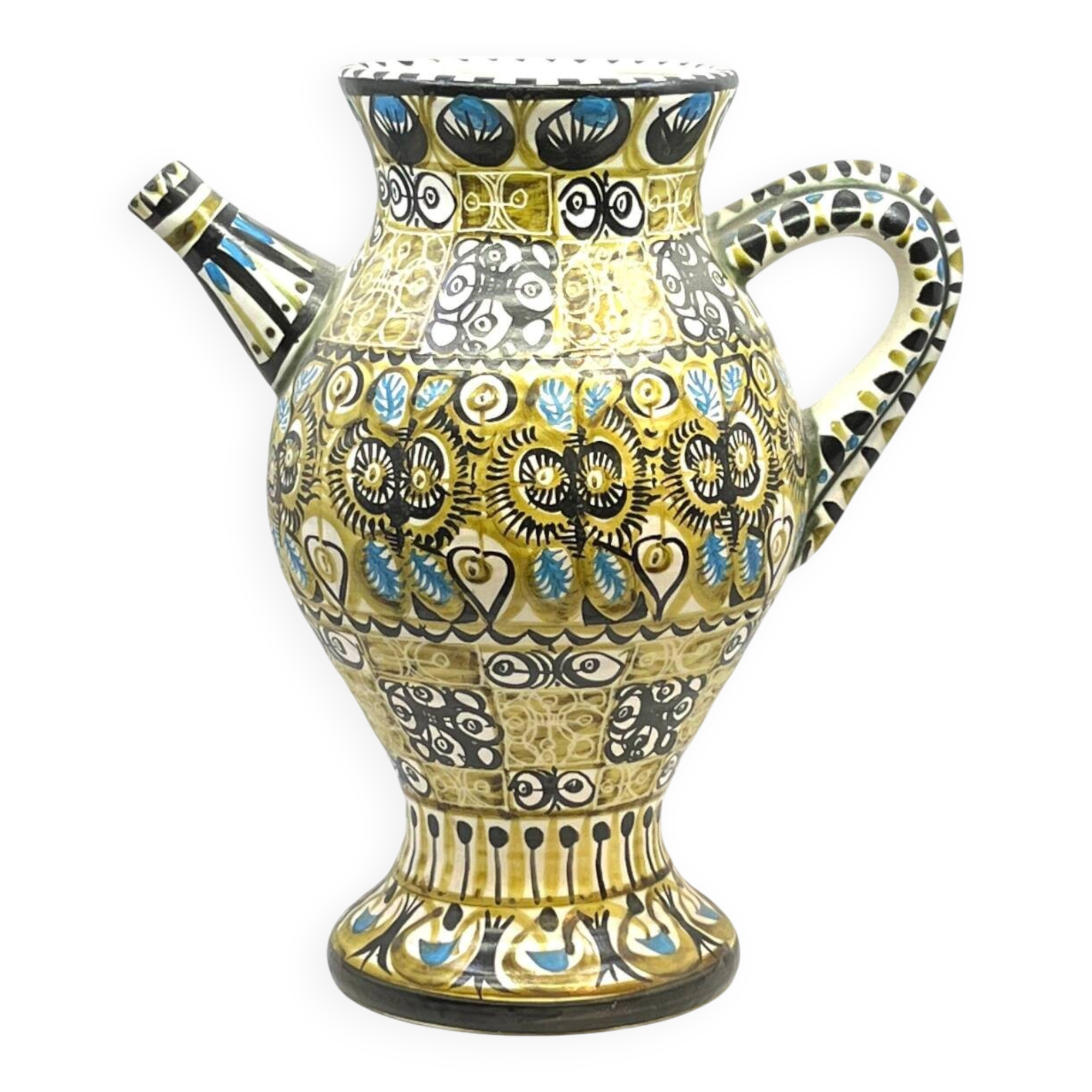 Vase à décor géométrique André Horellou