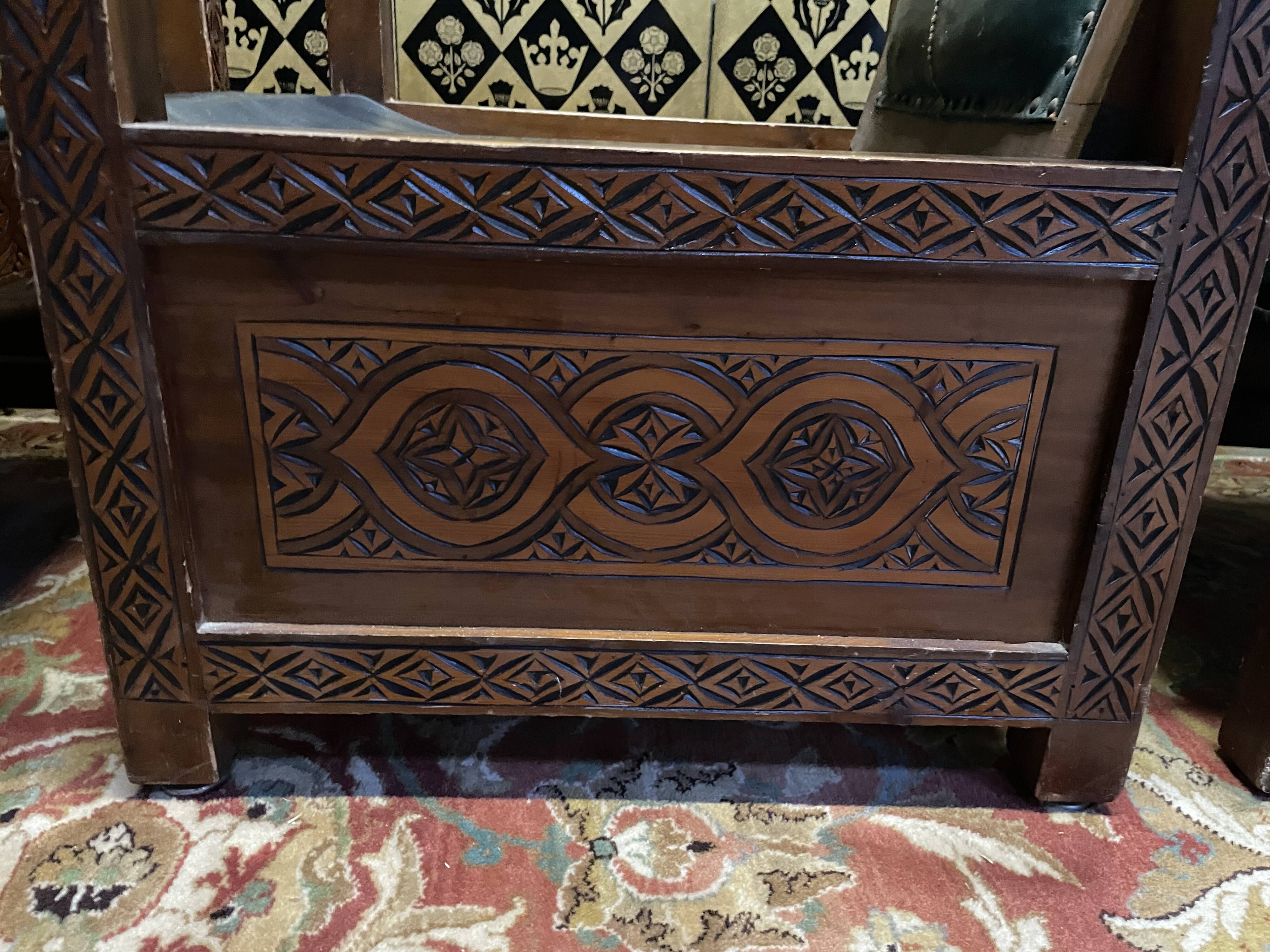 Suite of 4 Syrian style armchairs