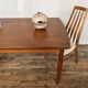 Scandinavian table in vintage teak 1960 Samcom edition