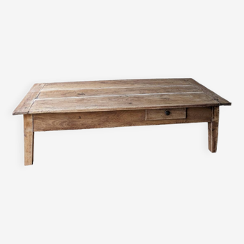 Grande table basse de ferme