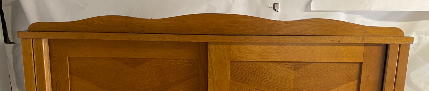 Vintage wardrobe with compass feet