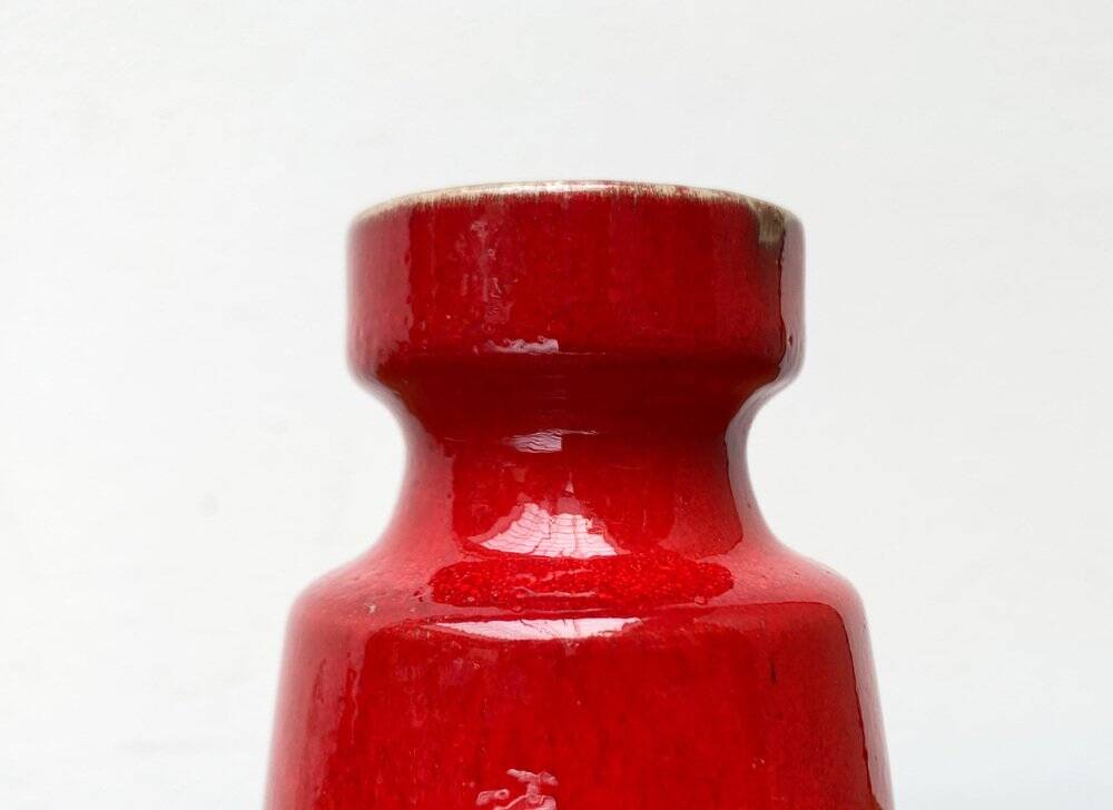 Mid-Century Fat Lava vase in ceramic WGP by Scheurich, West Germany, 1960s.