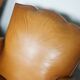 Pair of French Cognac Moustache Back Leather Club Chairs, 1950s