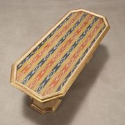 Table basse baroque antique en bois, 19e siècle