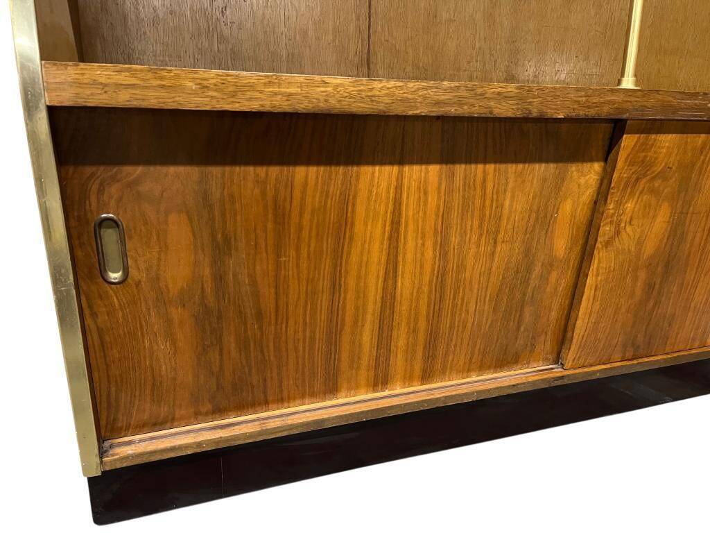 Vitrine vintage en bois XL haute / armoire murale / meuble