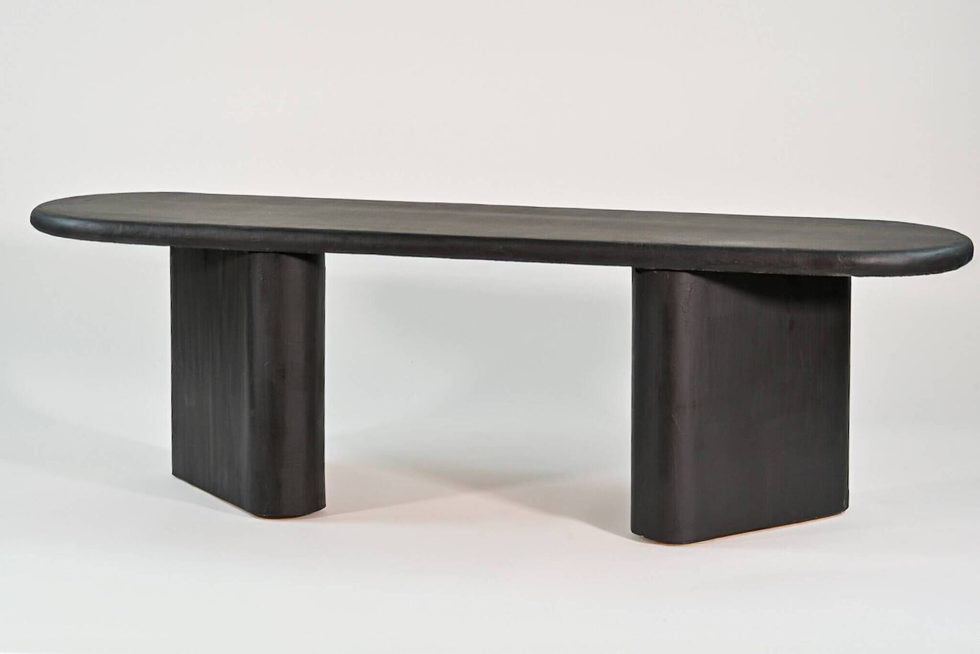 Wooden bench and mortex